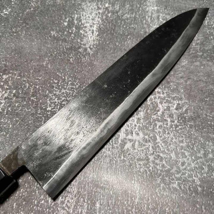Moritaka Hamono Aogami Super Kurouchi 270mm Gyuto with Octagonal Walnut Wa Handle - Tokushu Knife