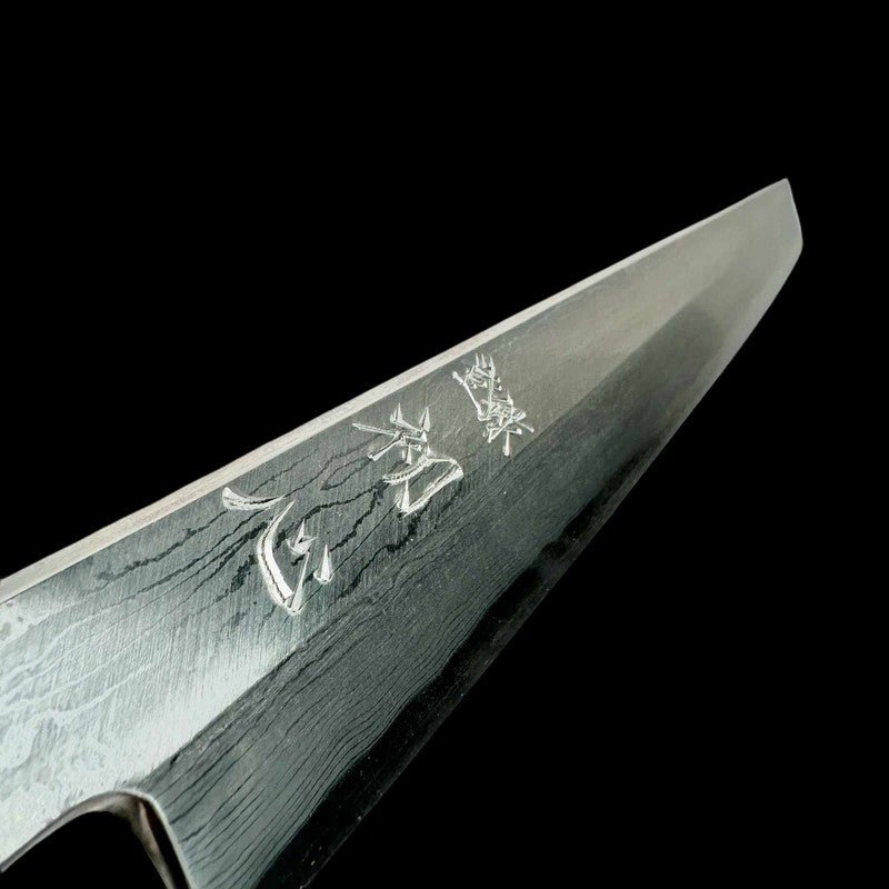 NAKAGAWA Damascus Blue #1 Kiritsuke, Sakimaru, and Standard Yanagiba 300mm (no handle) - Tokushu Knife