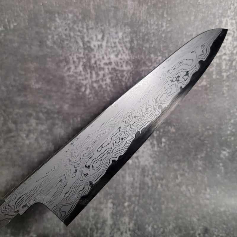NAKAGAWA X MYOJIN Blue #1 Damascus Gyuto 210mm (no handle) Tokushu Knife.
