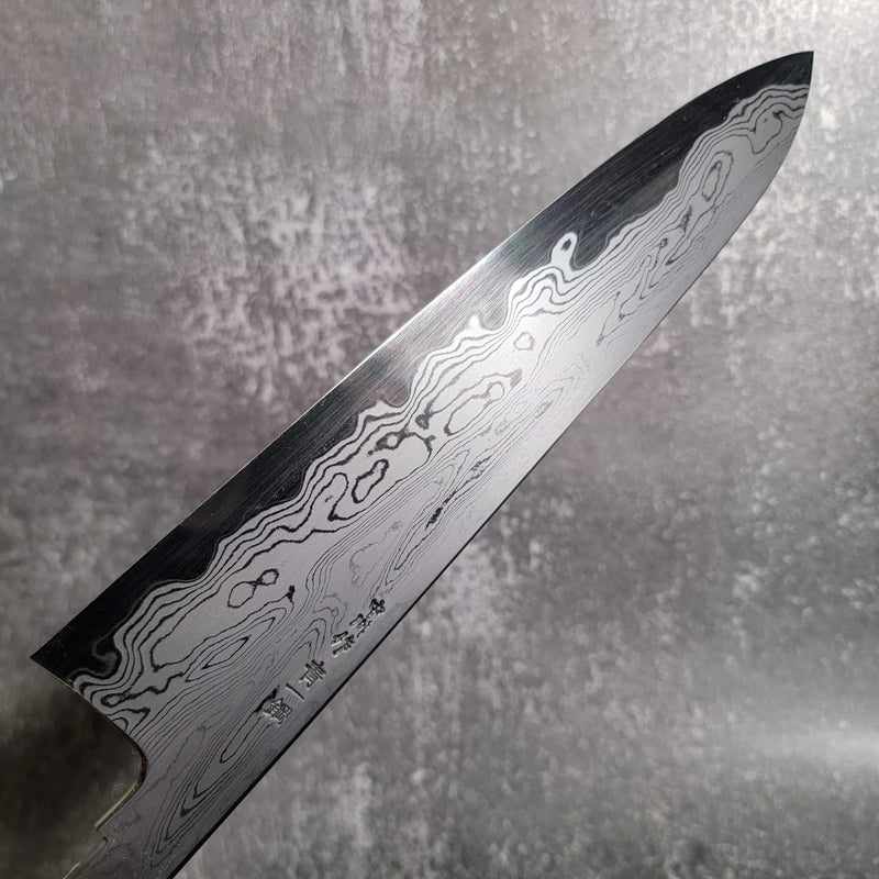 NAKAGAWA X MYOJIN Blue #1 Damascus Gyuto 210mm (no handle) Tokushu Knife.