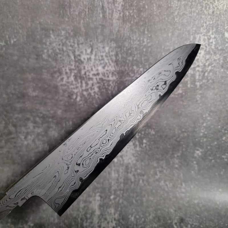 NAKAGAWA X MYOJIN Blue #1 Damascus Gyuto 240mm (no handle) Tokushu Knife.
