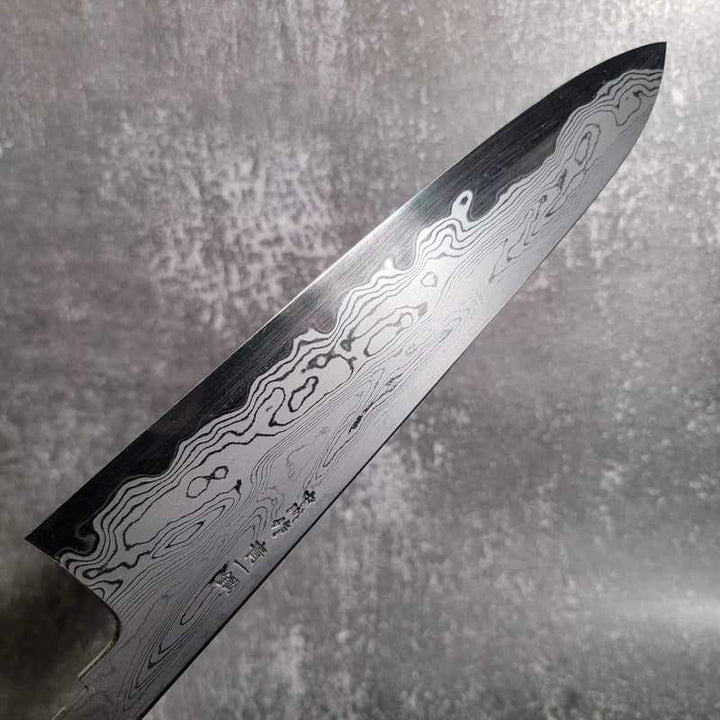 NAKAGAWA X MYOJIN Blue #1 Damascus Gyuto 240mm (no handle) Tokushu Knife.