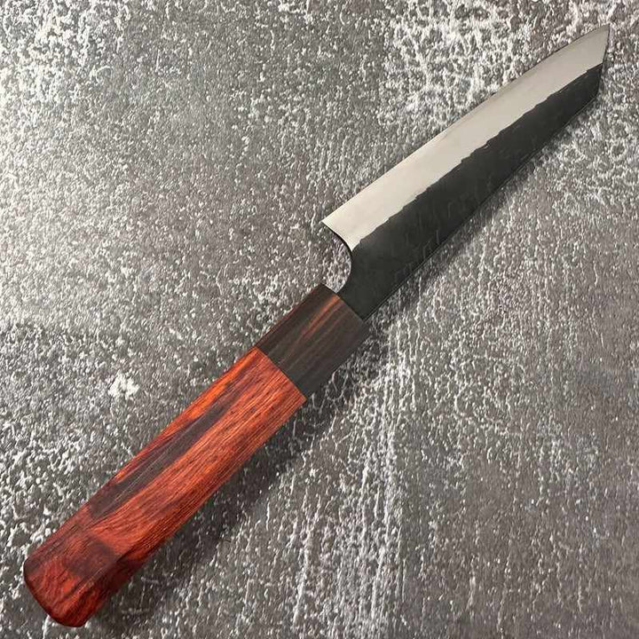 Nigara Hamono SG2 Kurochi Tsuchime 150mm Honesuki Rosewood handle - Tokushu Knife