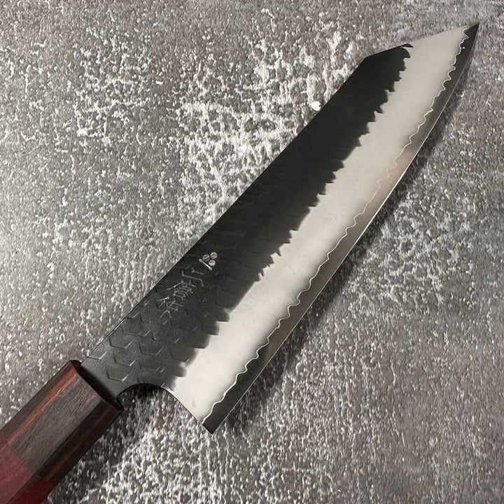 NIGARA HAMONO SG2 Kurouchi Tsuchime Kiritsuke Gyuto 210mm (no handle) - Tokushu Knife