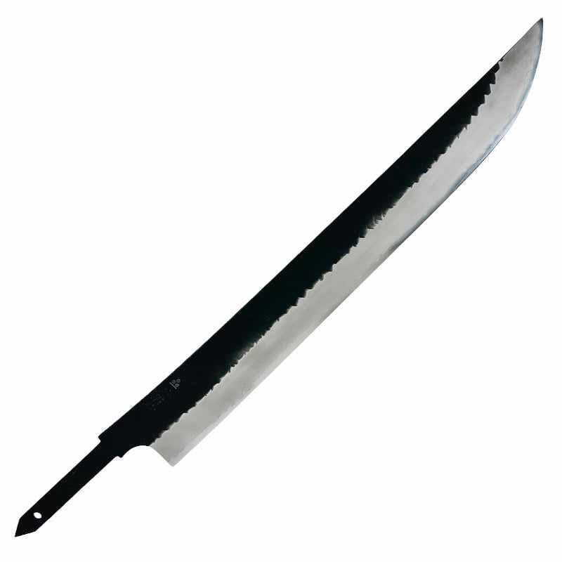 Nigara Hamono SG2 Kurouchi Tsuchime Sakimaru Sujihiki Slicer 300mm No Handle - Tokushu Knife