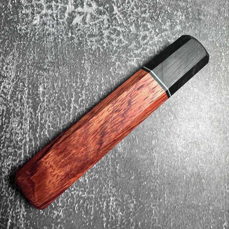 OUT ON A LIMB Bubinga with dyed Curly Maple ferrule - Tokushu Knife