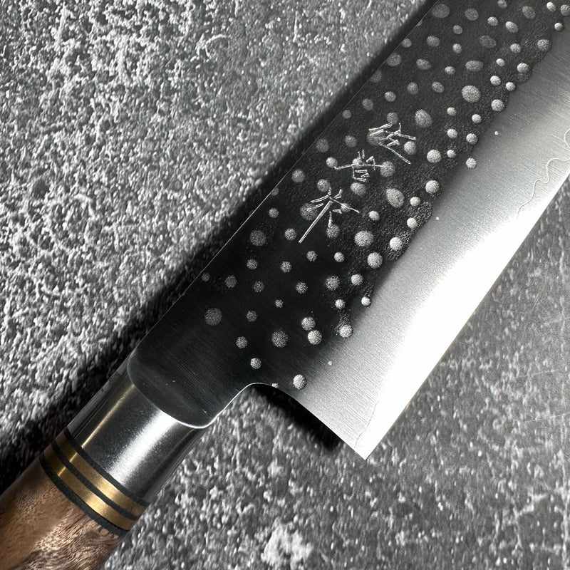 Saji Quince handle 175mm nakiri - Tokushu Knife
