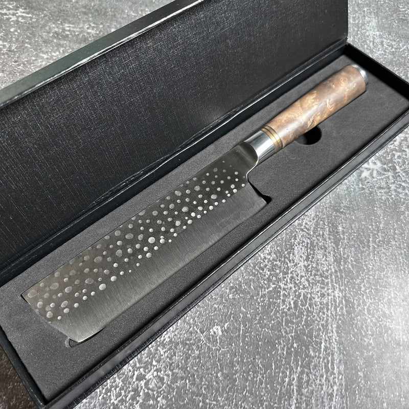Saji Quince handle 175mm nakiri - Tokushu Knife