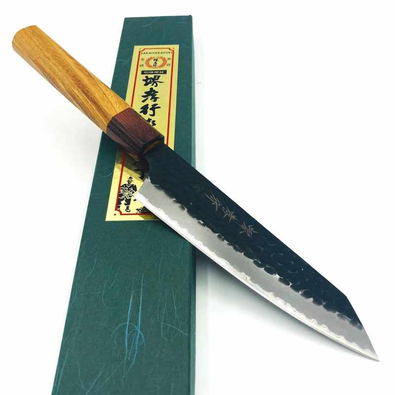 Sakai Takayuki AS Kurouchi Kengata Bunka 160mm Tokushu Knife.