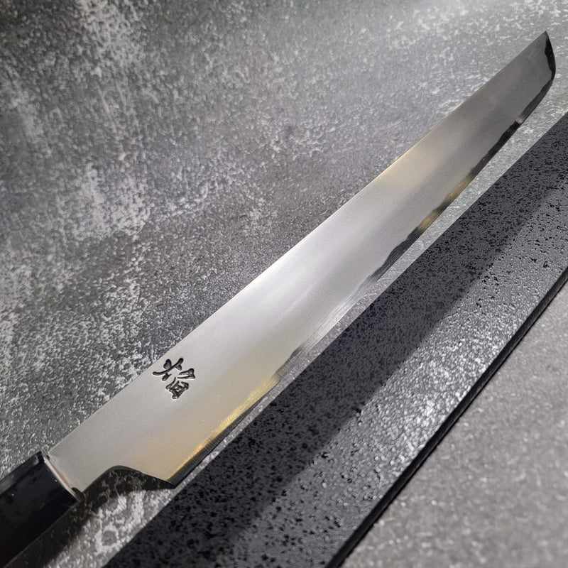 Sakai Takayuki Doi Blue #2 Steel Homura Kogetsu Sakimaru Sujihiki 300mm - Tokushu Knife