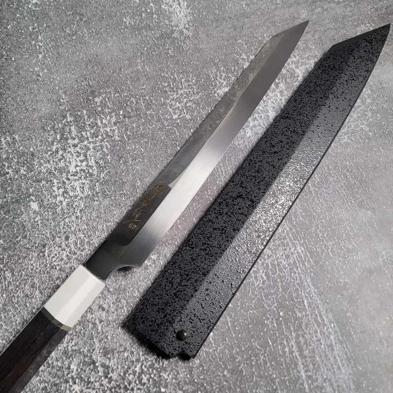 Sakai Takayuki Ginryu 270mm Yanigiba Kengata Swedish Steel Honyaki - Tokushu Knife