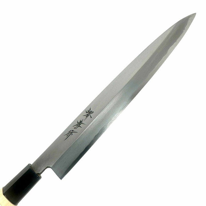 Sakai Takayuki White #3 Kasumi 240mm Yanigiba with Magnolia Wa Handle - Tokushu Knife