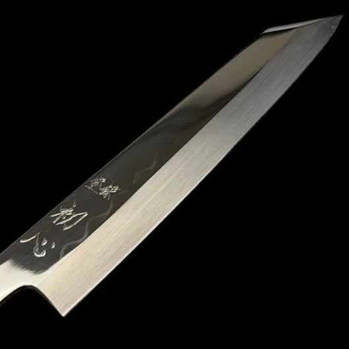 Satoshi Nakagawa Shirogami Abura Honyaki Kiritsuke Gyuto 210mm No Handle - Tokushu Knife