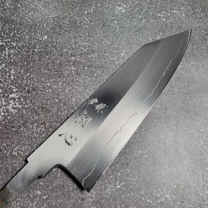 Satoshi Nakagawa Silver #3 Kasumi / Migaki 170mm Bunka with Special Edition Rosewood / Ebony Handle Tokushu Knife.