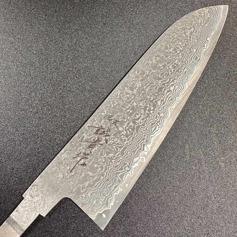 Shigeki Tanaka Sg2 Damascus Santoku No Handle - Tokushu Knife