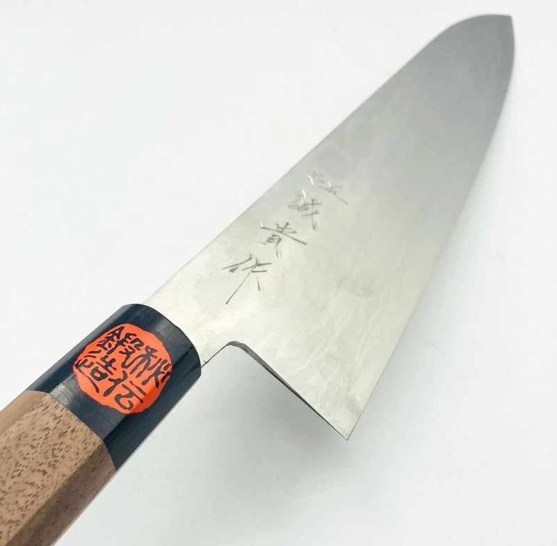 Shigeki Tanaka VG10 Damascus 240mm Gyuto with Wa Handle Tokushu Knife.