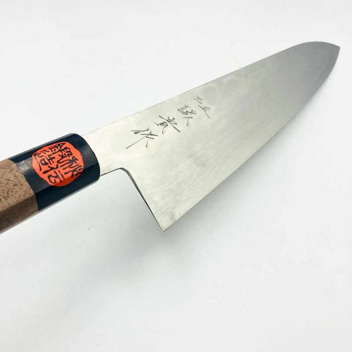 Shigeki Tanaka VG10 Damascus 240mm Gyuto with Wa Handle Tokushu Knife.