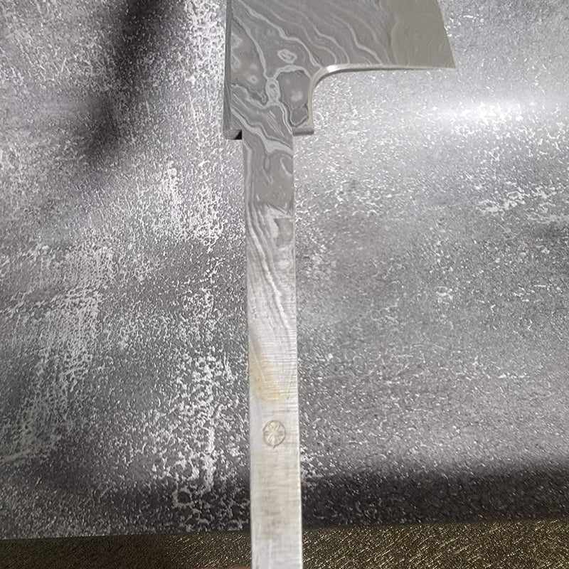 Shoichi Hashimoto Yuuzan White #2 / Blue #2 Damascus 210mm Gyuto x Myojin Sharpened  BLADE ONLY Only one in existence Tokushu Knife.