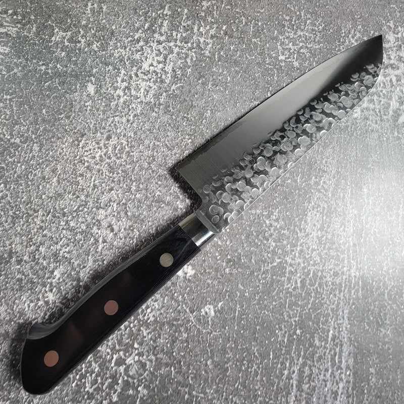 Takamura Tsuchime Vg-10 165mm Santoku Yo handle - Tokushu Knife
