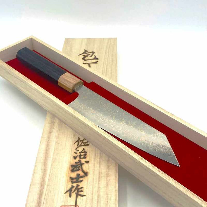 Takeshi Saji Rainbow VG10 Bunka Tokushu Knife.