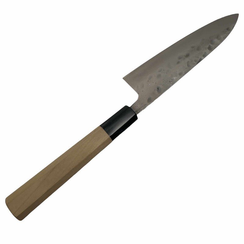 Teruyasu Fujiwara Maboroshi Stainless Clad White #1 130mm Petty with Octogonal Wa Handle - Tokushu Knife