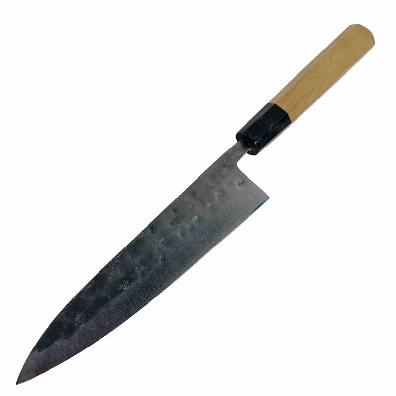Teruyasu Fujiwara Maboroshi Stainless Clad White #1 150mm Petty with Octogonal Wa Handle Tokushu Knife.