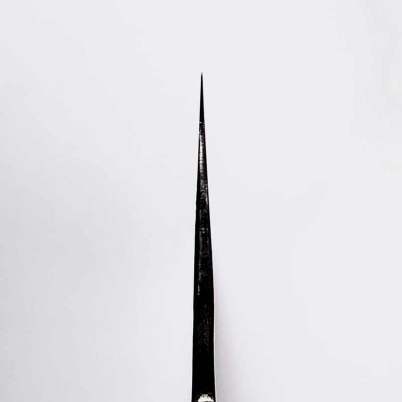 Teruyasu Fujiwara Maboroshi Stainless Clad White #1 Tsuchime 210mm Gyuto wa Handle Tokushu Knife.