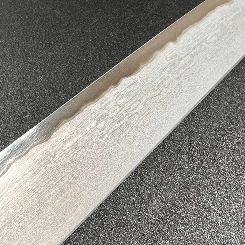 Tetsujin Hamono Blue #2 Metal Flow 240mm Sujihiki Blade Only - Tokushu Knife