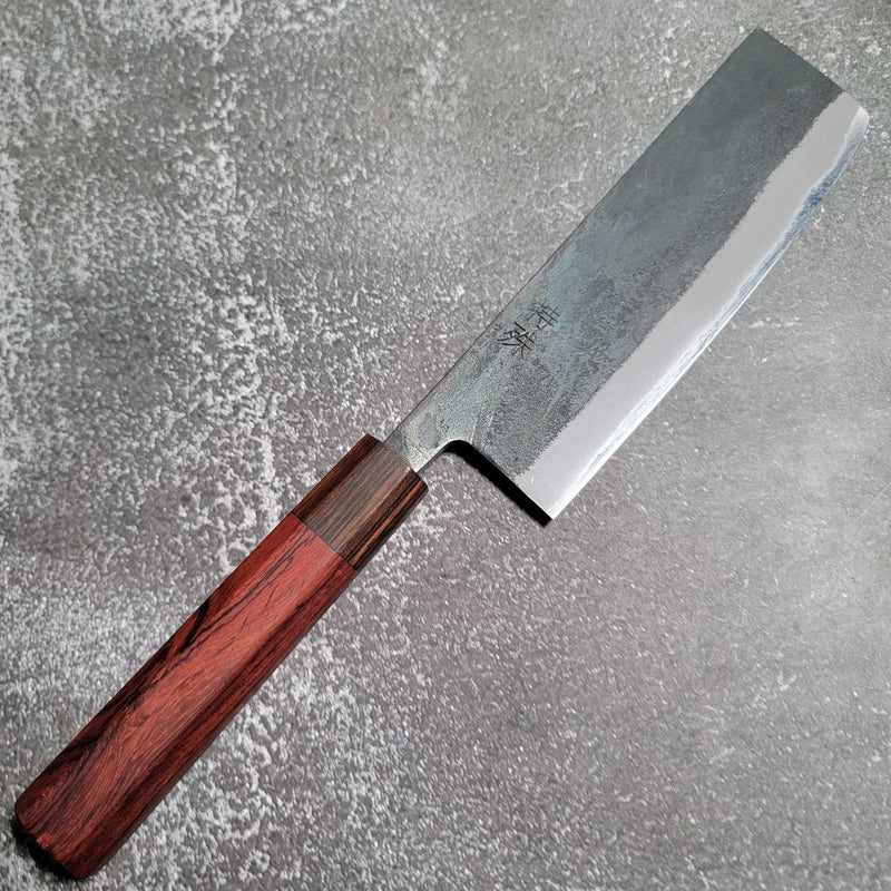 Tokushu Knife 165mm Nakiri  White #2 Kurochi Rosewood wa handle Tokushu Knife.