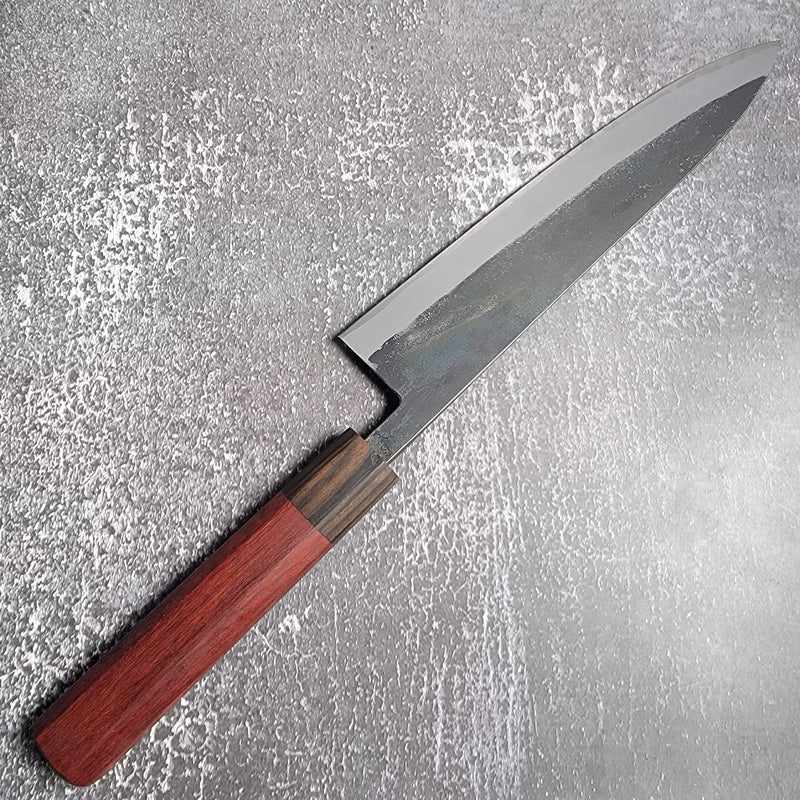 Tokushu Knife Rosewood Series White #2 Kurouchi 210mm Japanese Gyuto Knife - Tokushu Knife