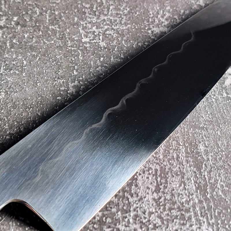 Tokushu Knife Satoshi Nakagawa White #1 Mizu Honyaki 240mm Gyuto No Handle - Tokushu Knife