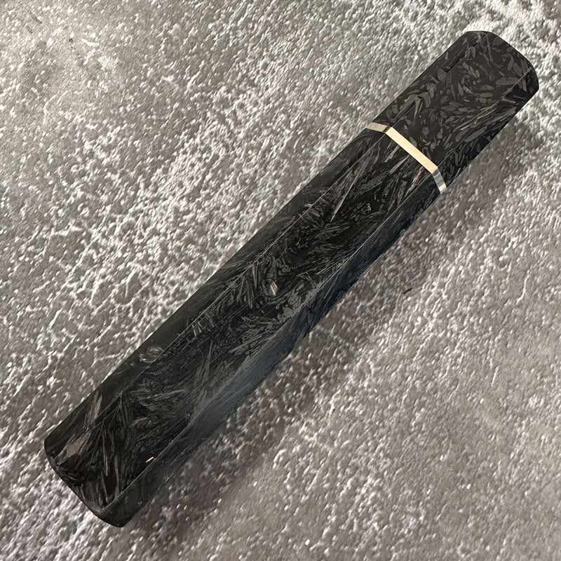 Tokushu Knife Shattered Carbon Knife Custom Wa Handle for 210mm + Tokushu Knife.