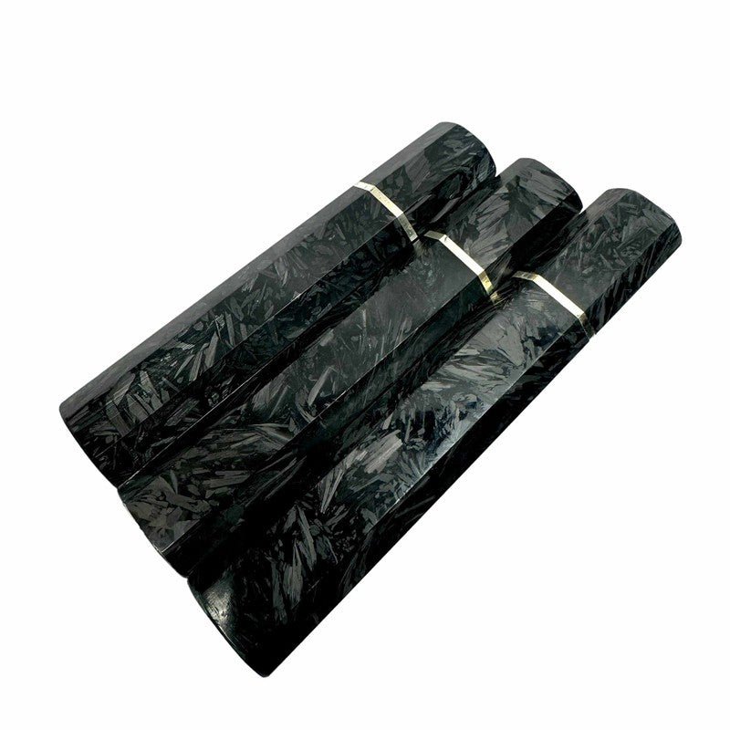 Tokushu Knife Shattered Carbon Knife Custom Wa Handle Medium for 150mm - 195mm - Tokushu Knife
