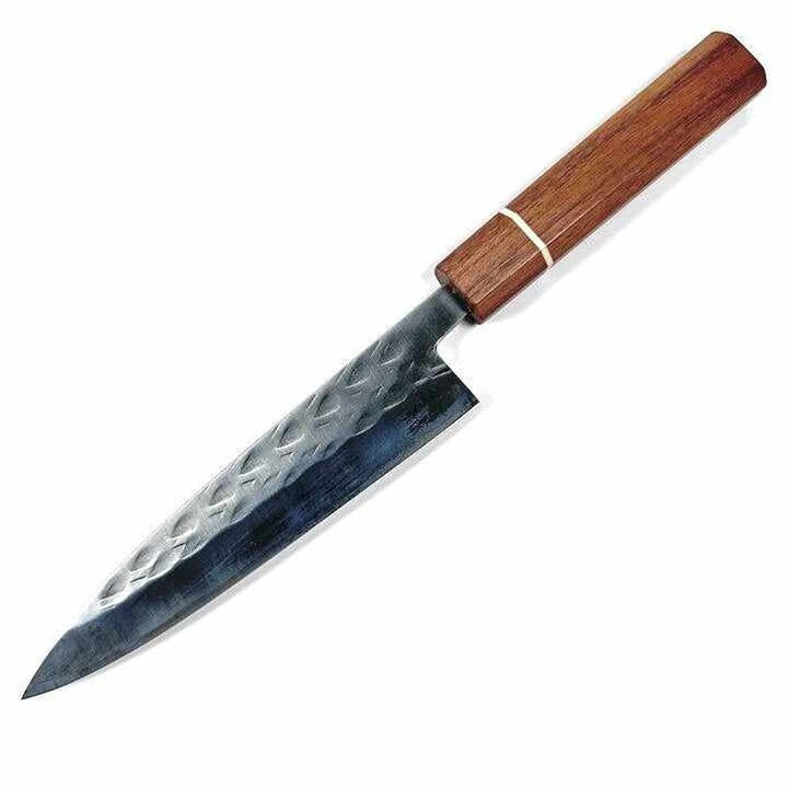 Tokushu Knife SLD 165mm Hiraki Petty - Walnut Wa Handle Handmade in Japan - Tokushu Knife