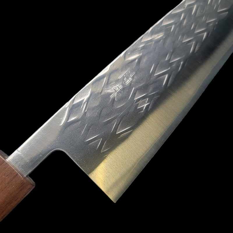 Tokushu Knife SLD 240mm Gyuto with Walnut Wa Handle Made by Sanjo Craftsman - Tokushu Knife