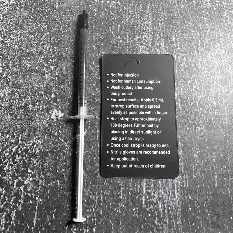 TOKUSHU KNIFE STROP SHOTS 2 Micron Premium Polycrystalline Abrasive - Tokushu Knife