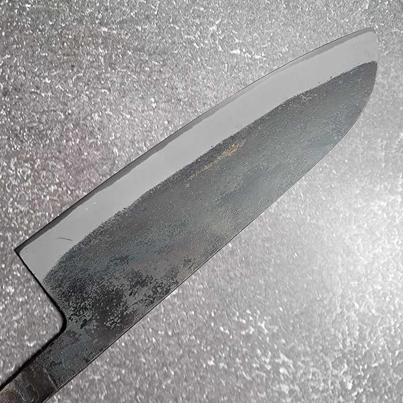 Tokushu Rosewood Series 165mm White #2 Kurouchi Japanese Santoku Knife Tokushu Knife.