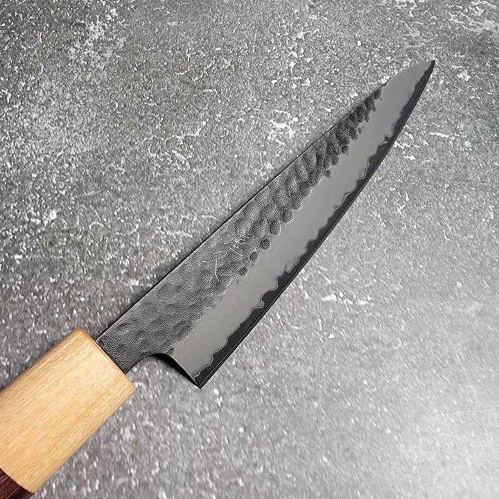 Tsunehisa AS Kurochi Tsuchime 135mm Petty Morado Wa Handle - Tokushu Knife
