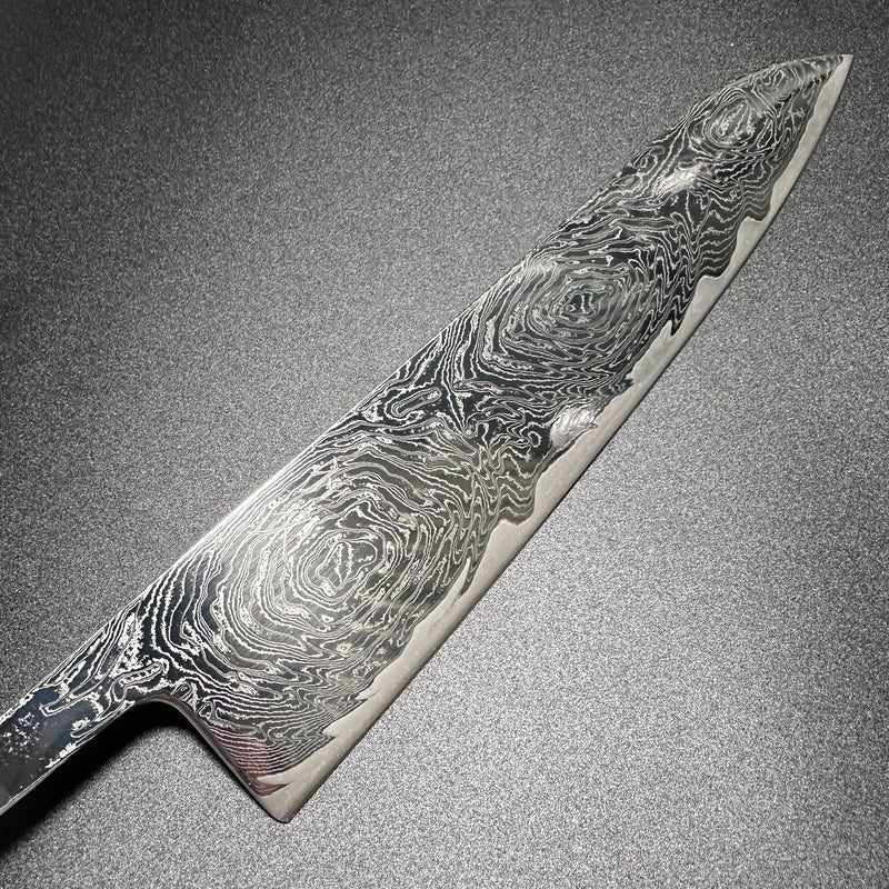 Tsunehisa AUS-10 Nami 210mm Gyuto No Handle - Tokushu Knife