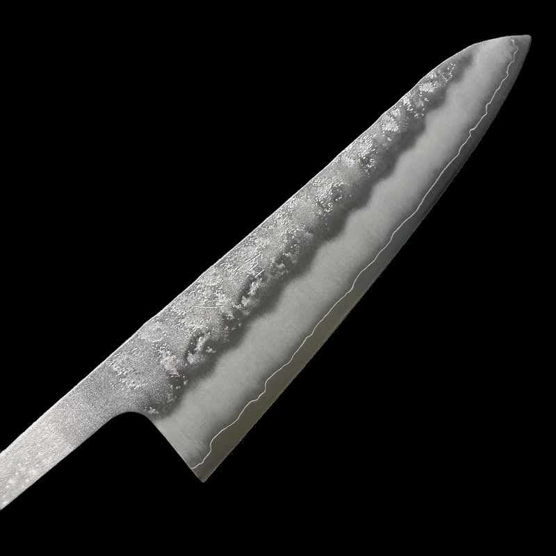 TSUNEHISA GINSAN #3 Nashiji 210mm Gyuto (No Handle) - Tokushu Knife
