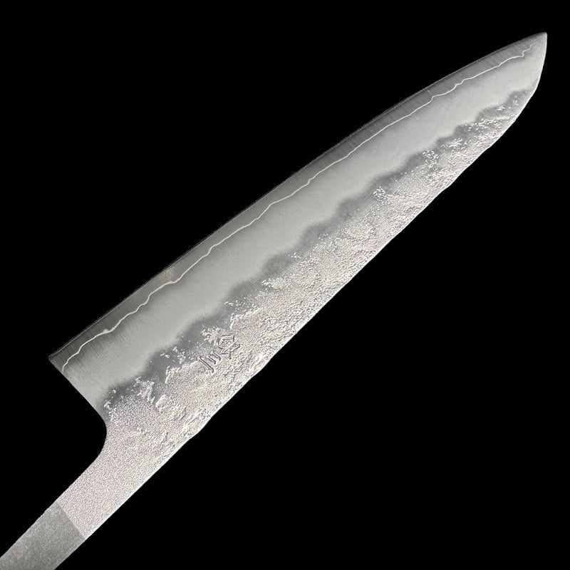 TSUNEHISA GINSAN #3 Nashiji 210mm Gyuto (No Handle) - Tokushu Knife