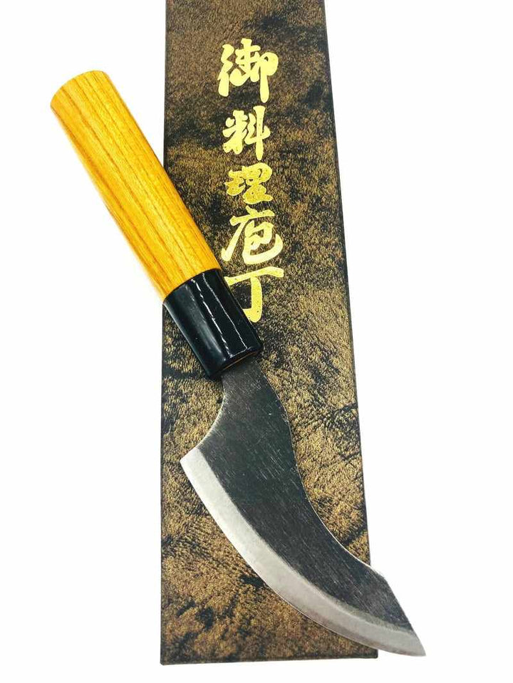 Tsunehisa Kawahagi Skinning Knife Blue #2 Tokushu Knife.