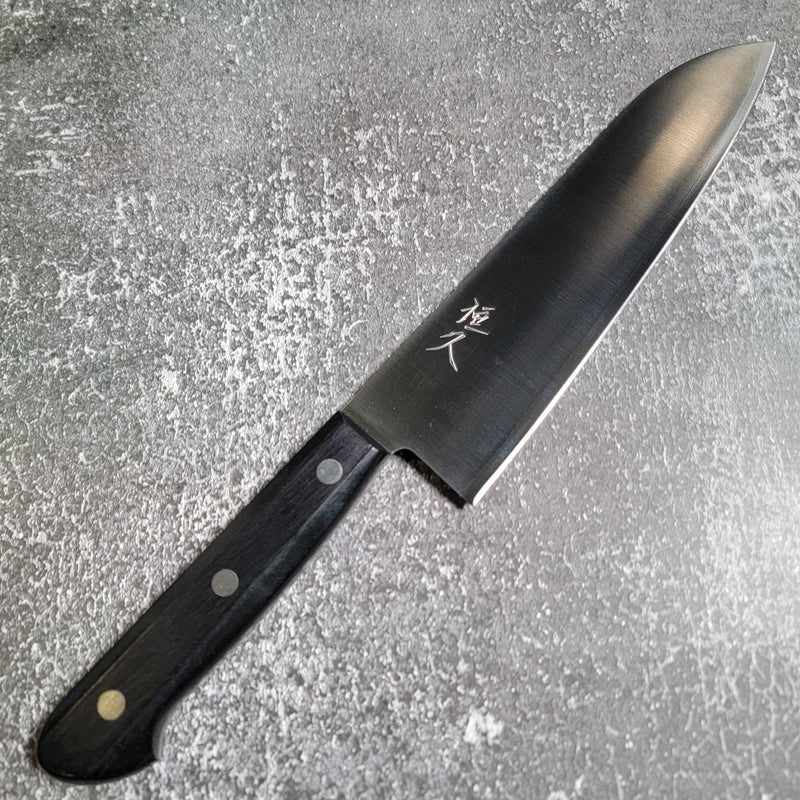 TSUNEHISA SLD Migaki Santoku 180mm Yo Handle - Tokushu Knife