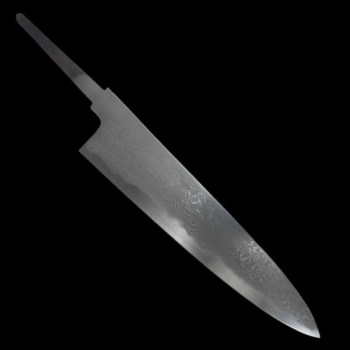 Yoshikazu Tanaka White #1 Damascus Gyuto 210mm No Handle - Tokushu Knife