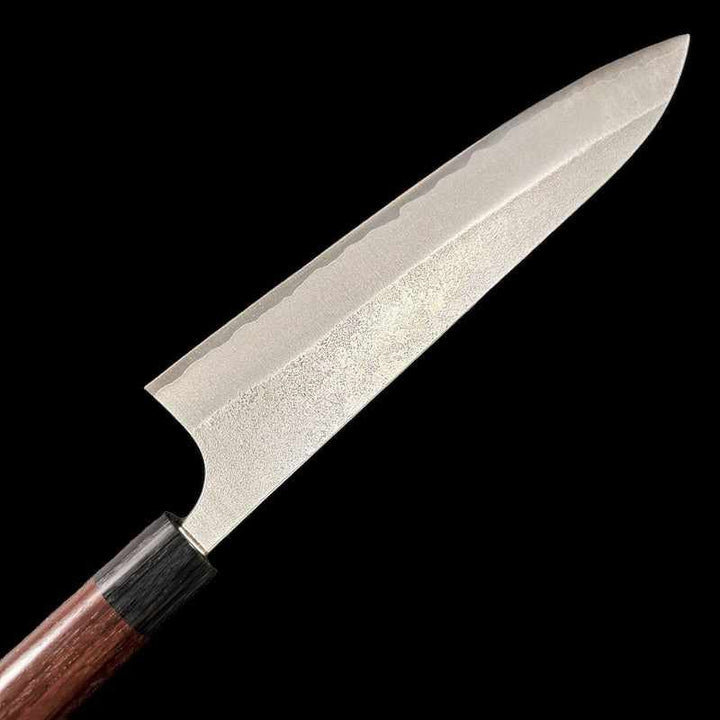 Yoshimi Kato Aogami Super Nashiji 240mm Gyuto Rosewood Round Handle - Tokushu Knife