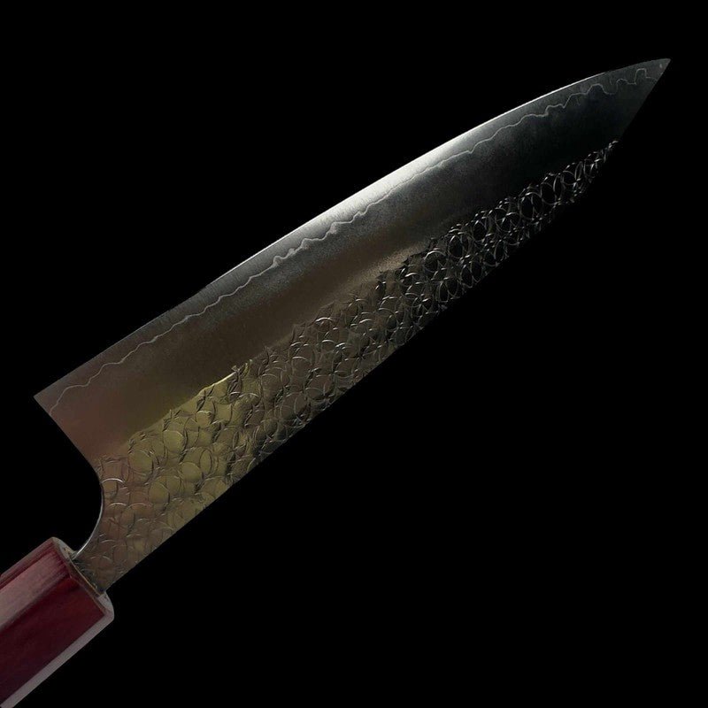 Yoshimi Kato Minamo SG2 Kiritsuke Gyuto 210mm Rosewood Red Octagon - Tokushu Knife